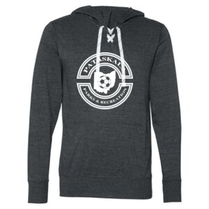 Unisex Jersey Sport Lace Hooded Pullover Thumbnail