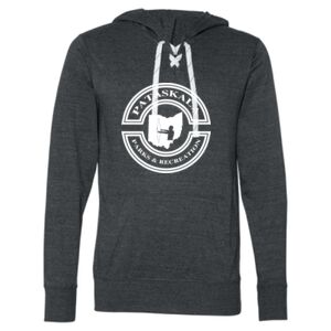 Unisex Jersey Sport Lace Hooded Pullover Thumbnail